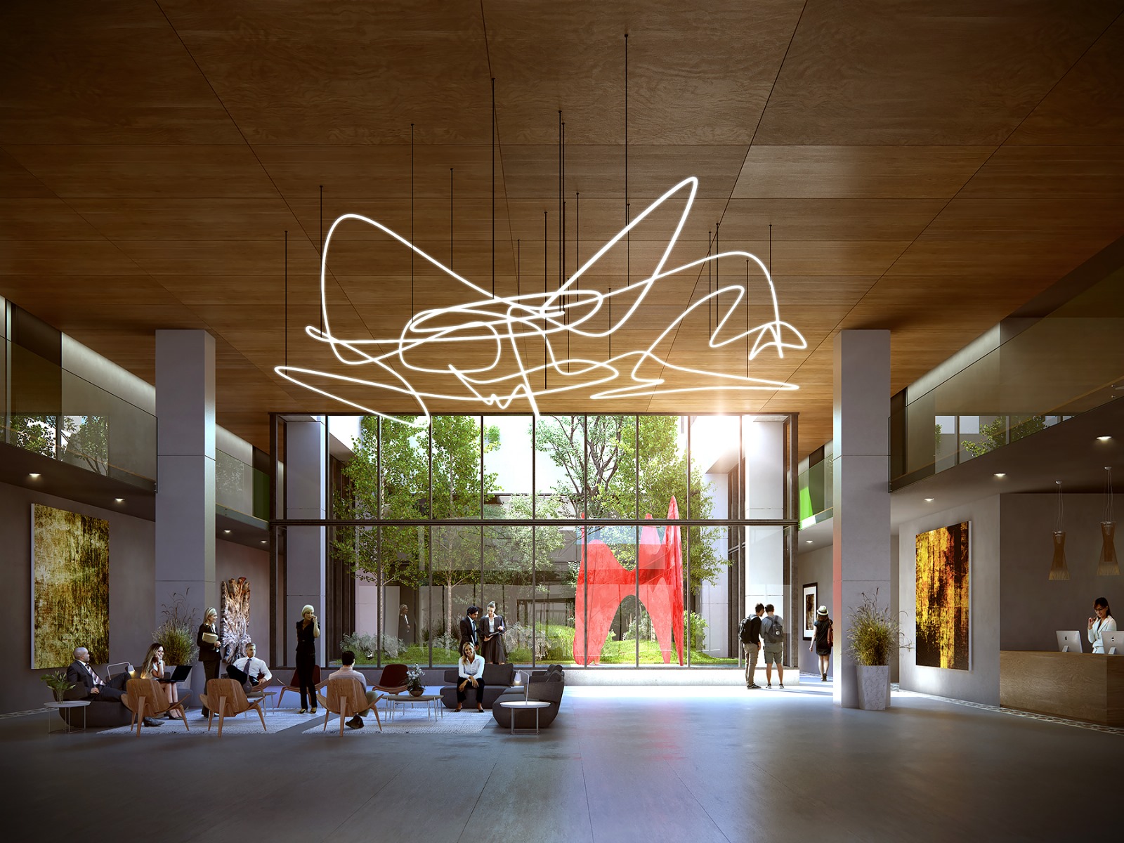 4 Lobby doble altura